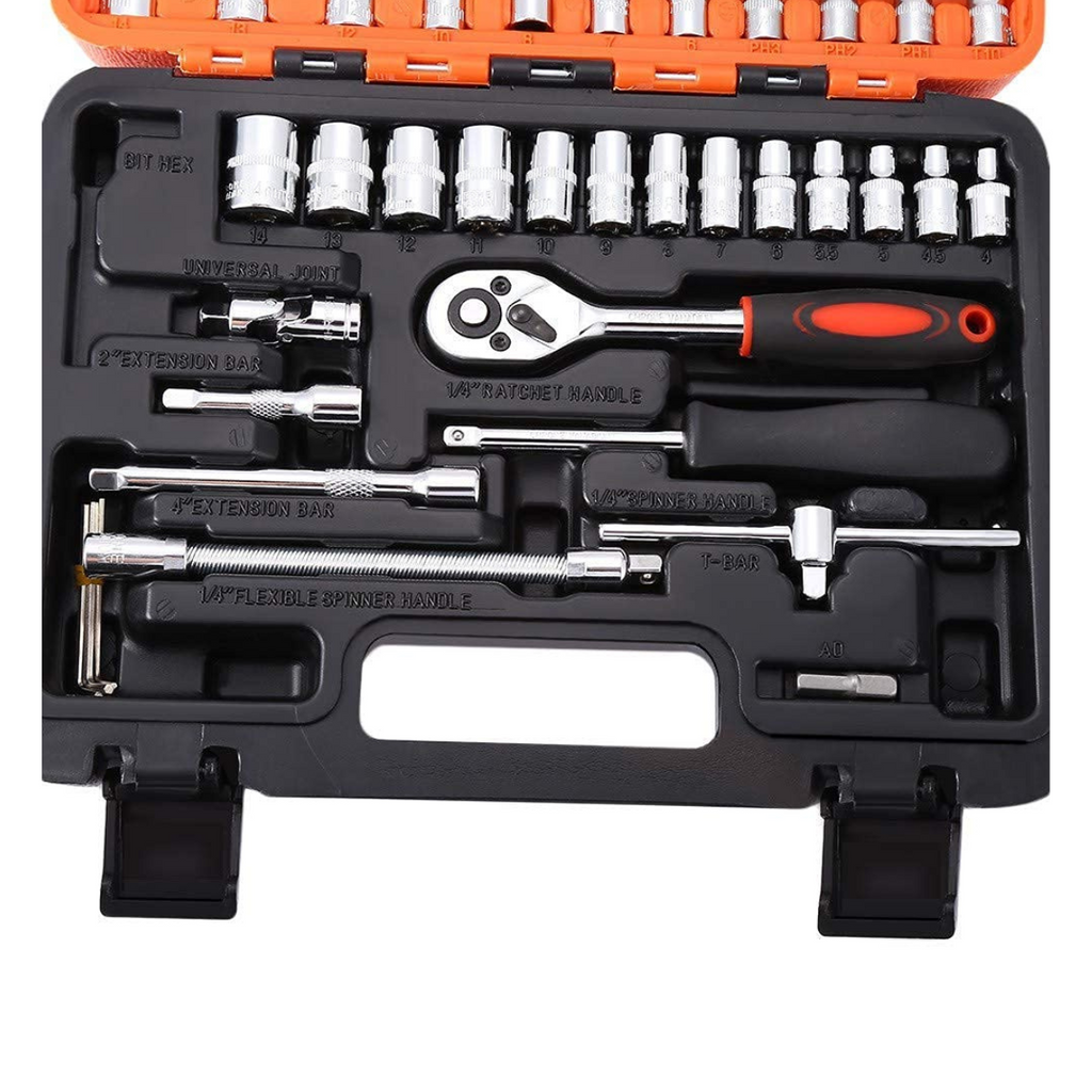 Set de Llave Chicharra y Dados 53 Piezas