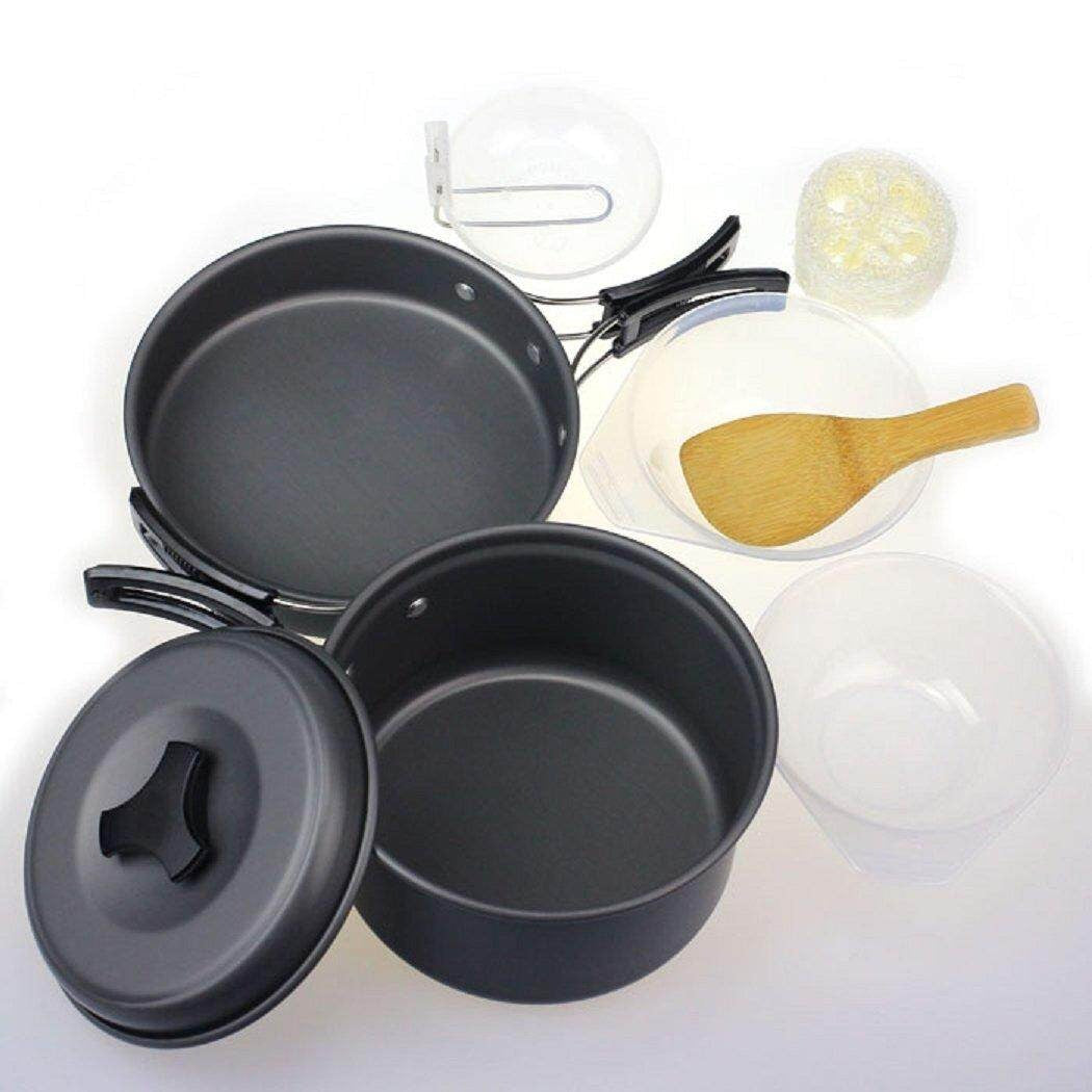 Set De Ollas Para Camping 7 Pcs
